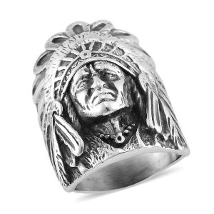 American Indian 925 STERLING SILVER Turquoise Black Onyx