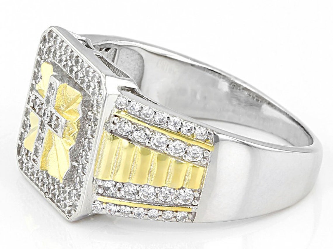 Mens Diamond Ring Diamond Cocktail Ring 925 Sterling Silver Etsy