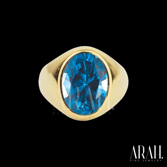 Topaz pinky ring sale