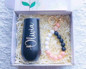 Personalised Women Gift Box - Thank You Gift Box - Custom Name Tumbler - Best Friend Gift - Happy Birthday Gift - Gift Box For Women