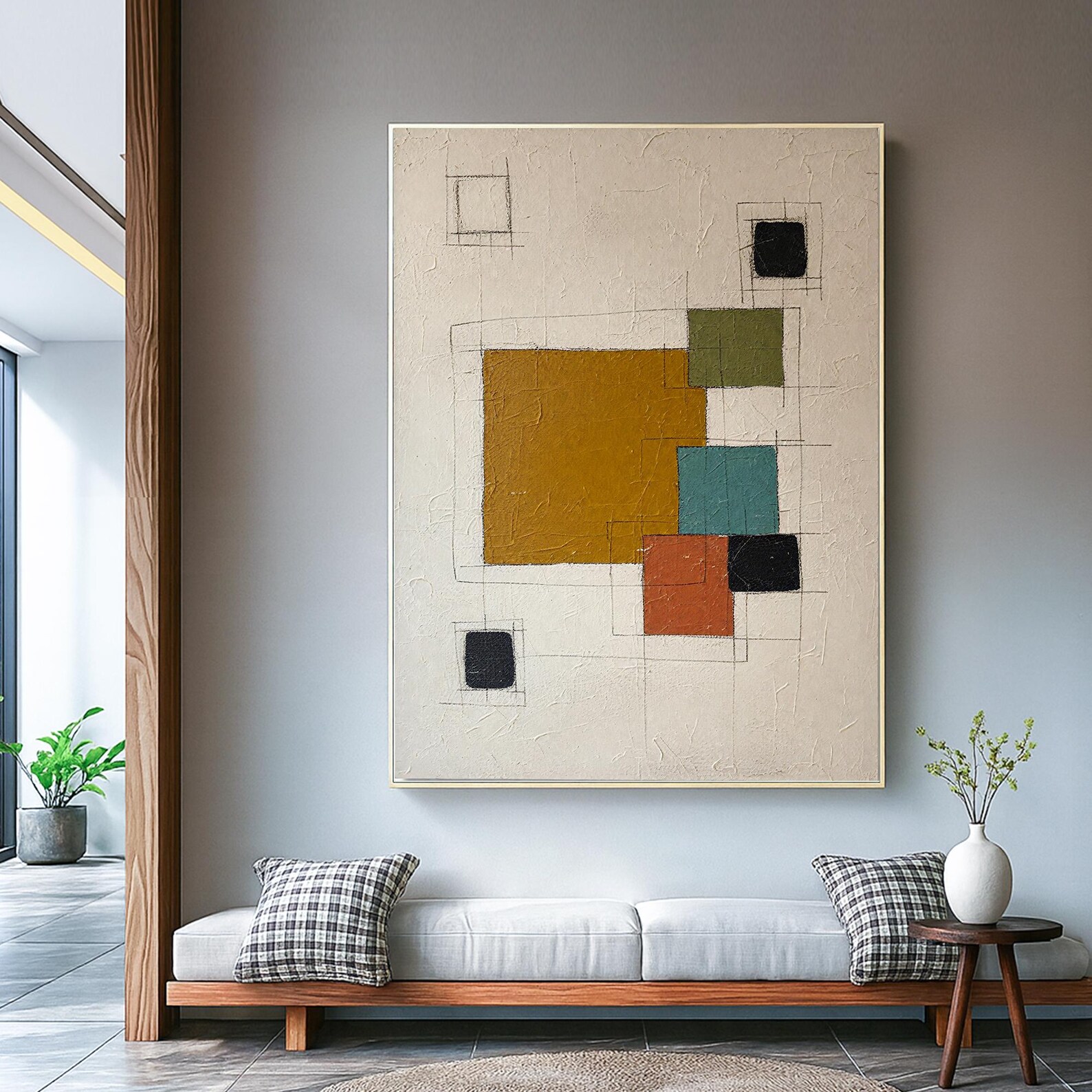 Original Minimalist Abstract Oil Painting on Canvas,hand Painted ...