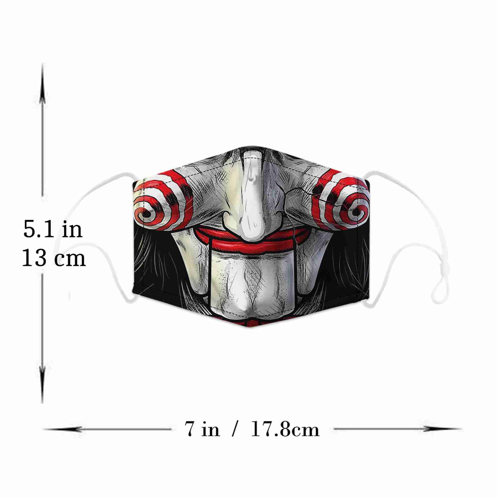 Jigsaw Face Mask Saw Movie Face Mask Horror Movie Face Mask Etsy