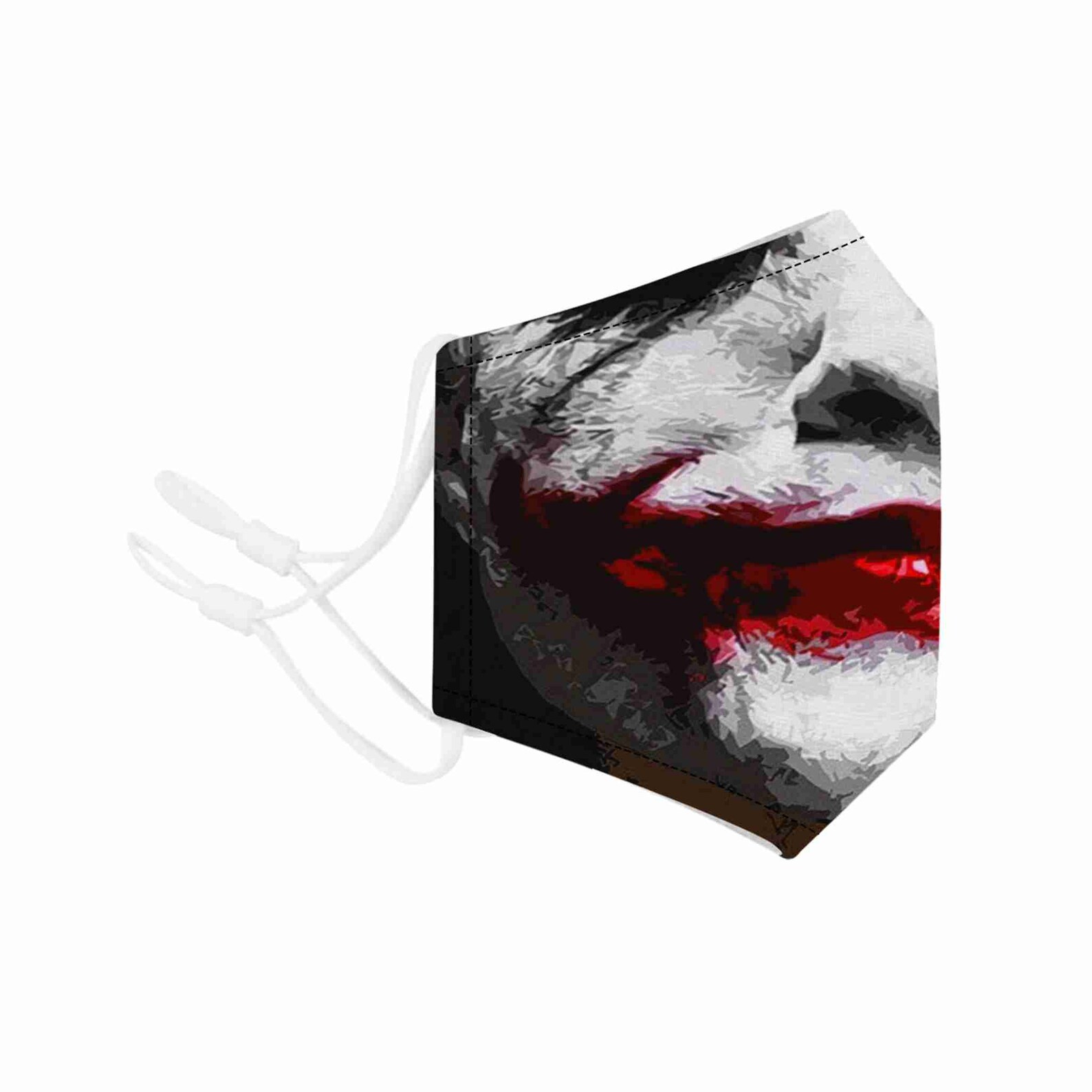 Joker Face Mask Face Mask With Filter Pocket Replaceable Etsy