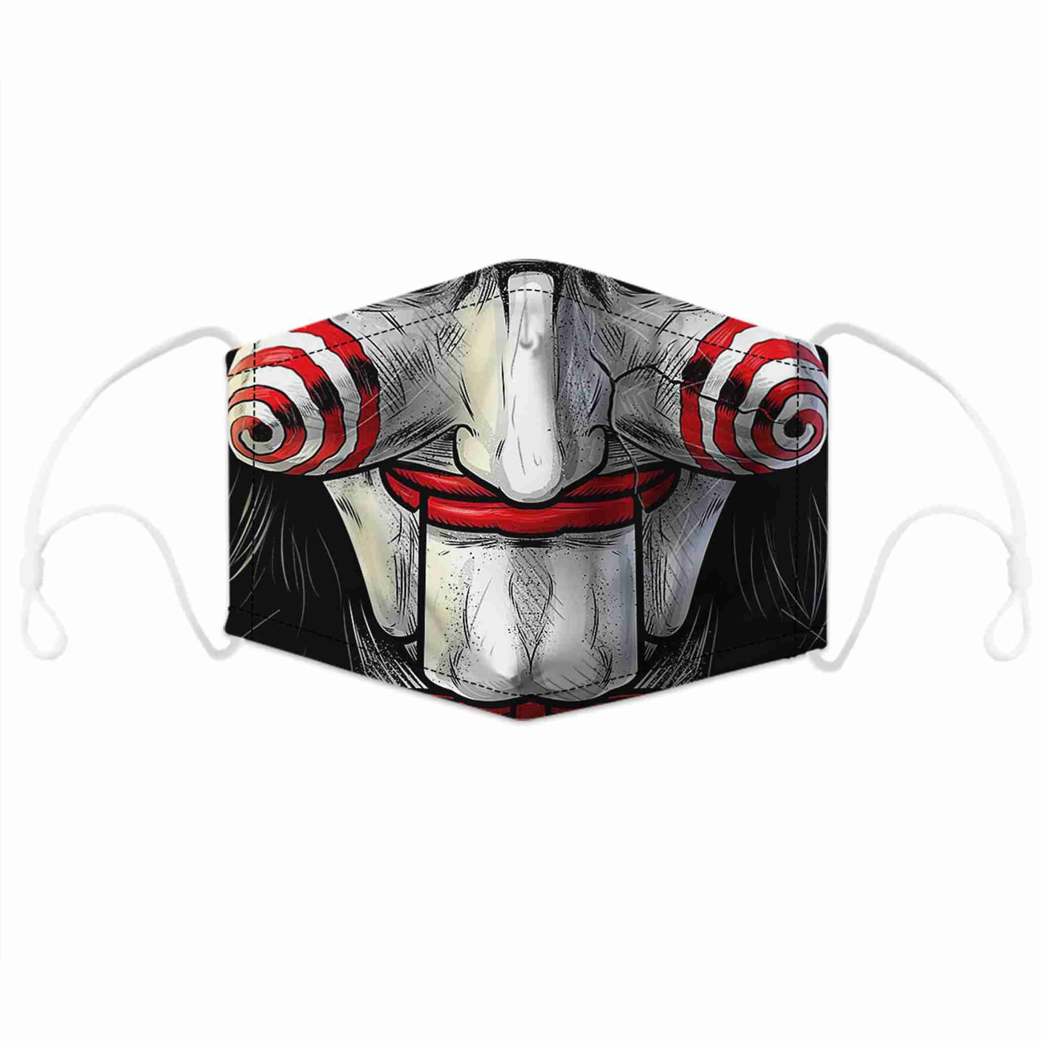 Jigsaw Face Mask Saw Movie Face Mask Horror Movie Face Mask Etsy