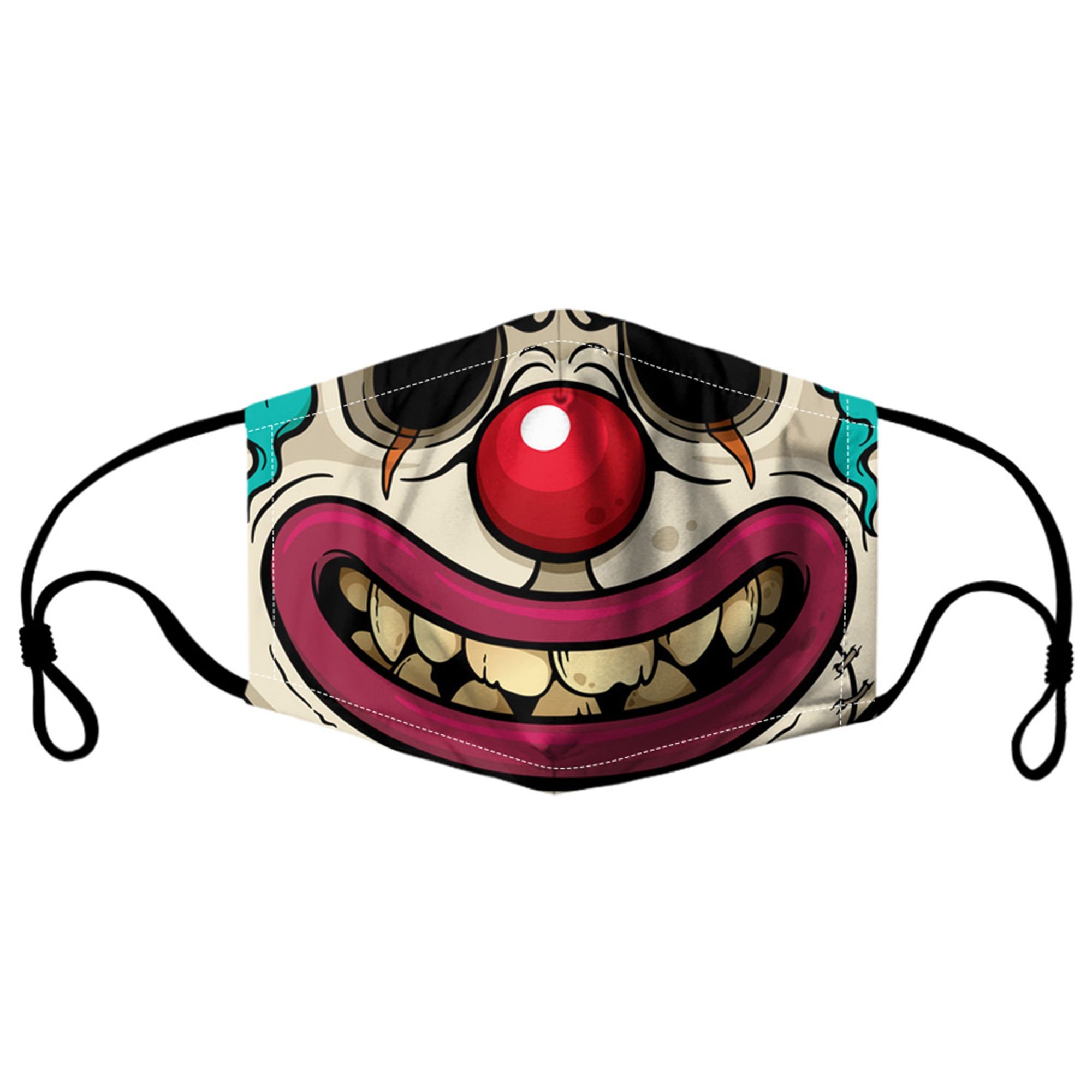 Smiling Joker Face Mask Reusable and Washable Face Mask Etsy