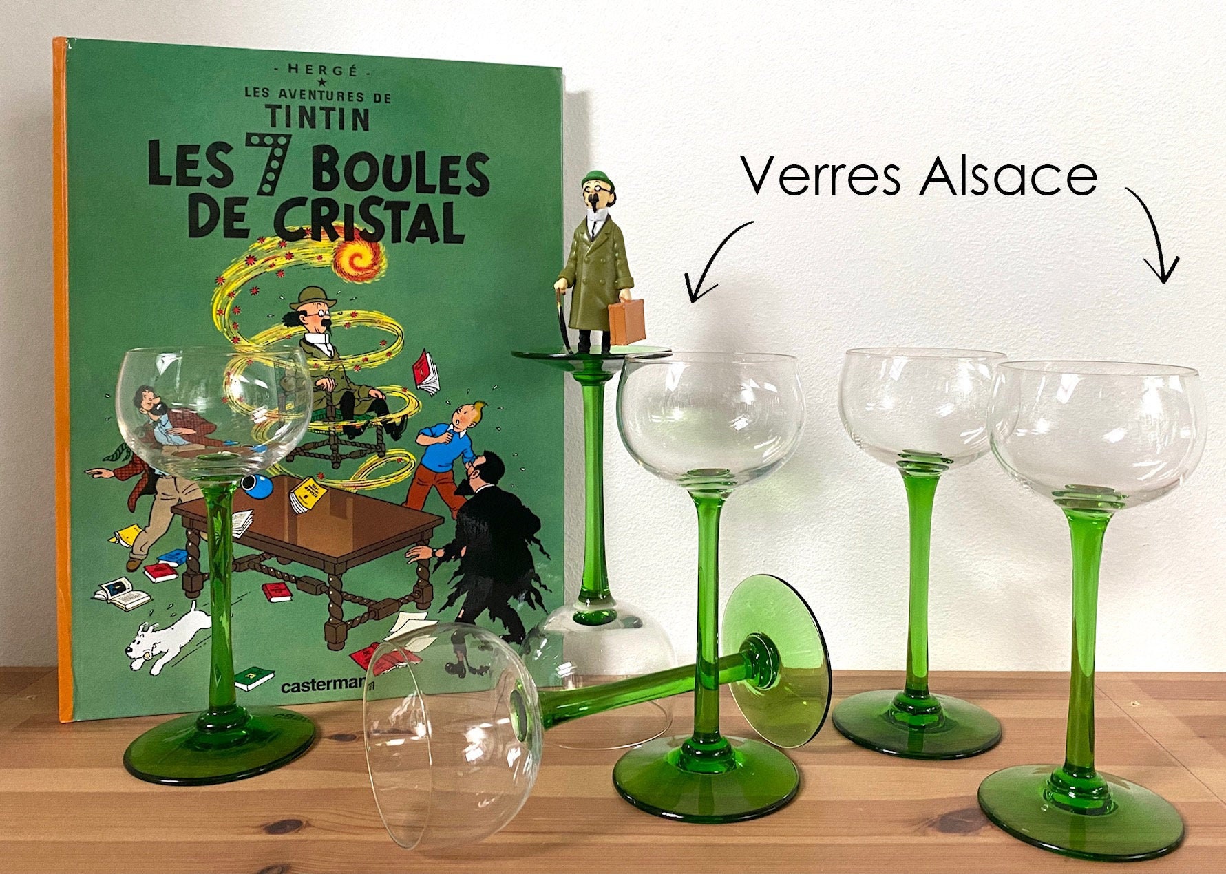 Verres Alsace - Verre à Pied Vintage