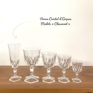 Glassware Set - Vintage - Luminarc - Cristal d&#39;Arques - &quot;Chaumont&quot; model - Very good condition
