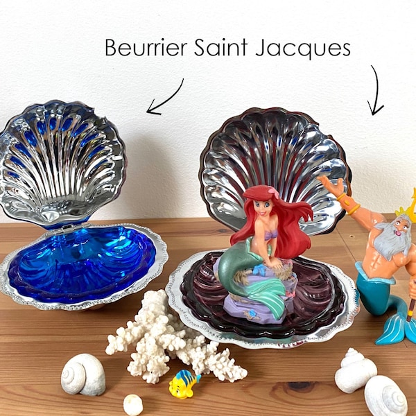 Beurrier Coquille Saint Jacques - Années 70 - vintage