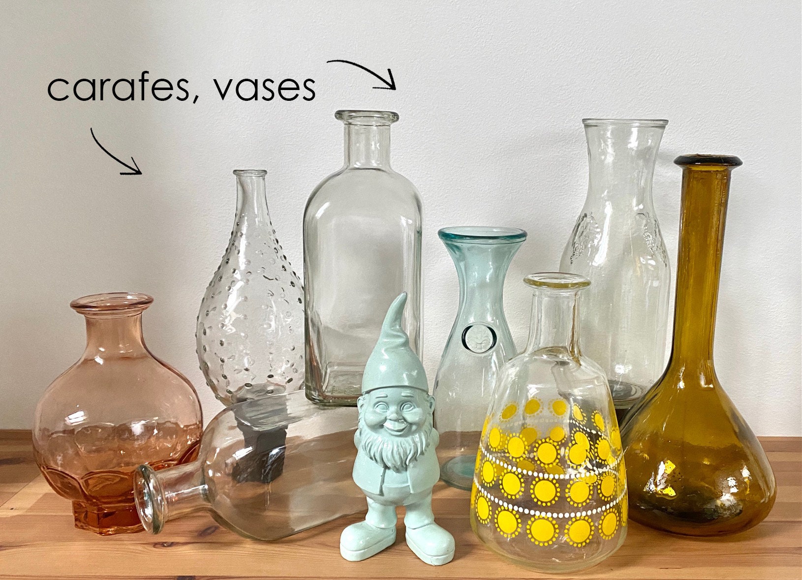 Diverses Carafes - Vases Vintage Rétro