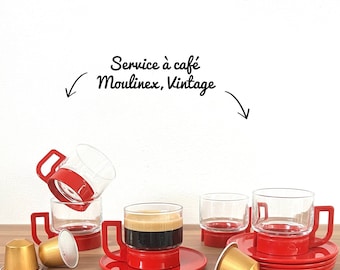 Coffee service - Expresso - Espresso - Moulinex - Vintage