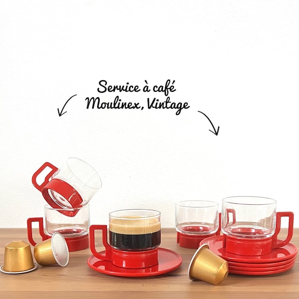 Service à café - Expresso - Espresso - Moulinex - Vintage