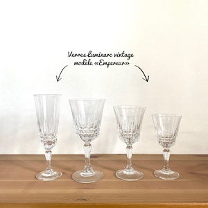 Glasses - vintage - Luminarc - &quot;Emperor&quot; model - Very good condition