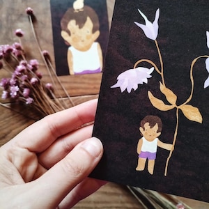 Carte couleurs Enfant ancolie