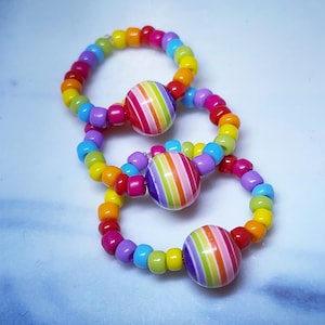 Rainbow fidget ring roller ring for anxiety/ sensory ring/ spinning fidget/ children’s rings/ gifts for children