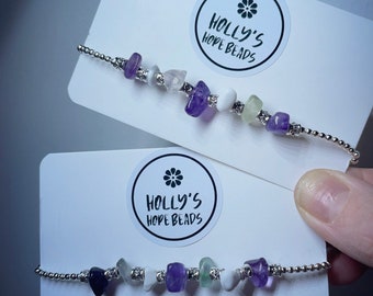Menopause Emotional support Bracelet, Crystal Bracelet, Crystal Gifts, gift for her,