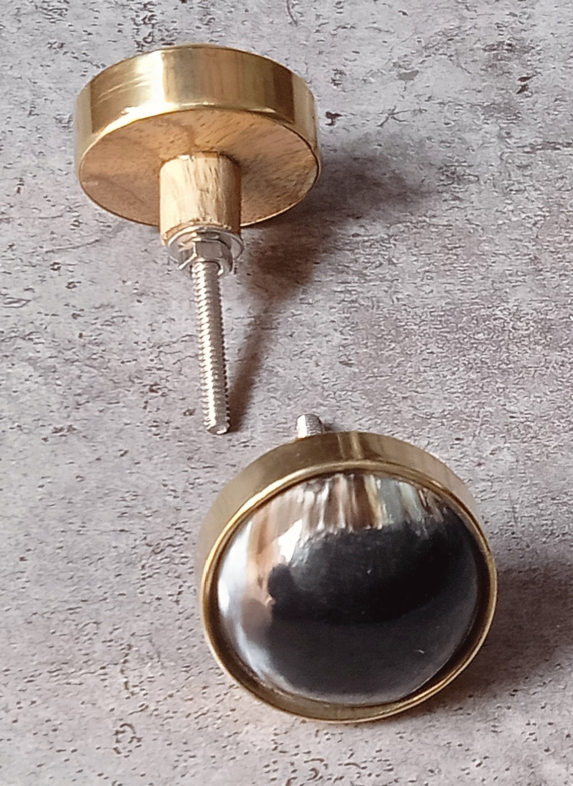 Dark Brown Knobs Drawer Pulls Kitchen Knobs Brown Etsy