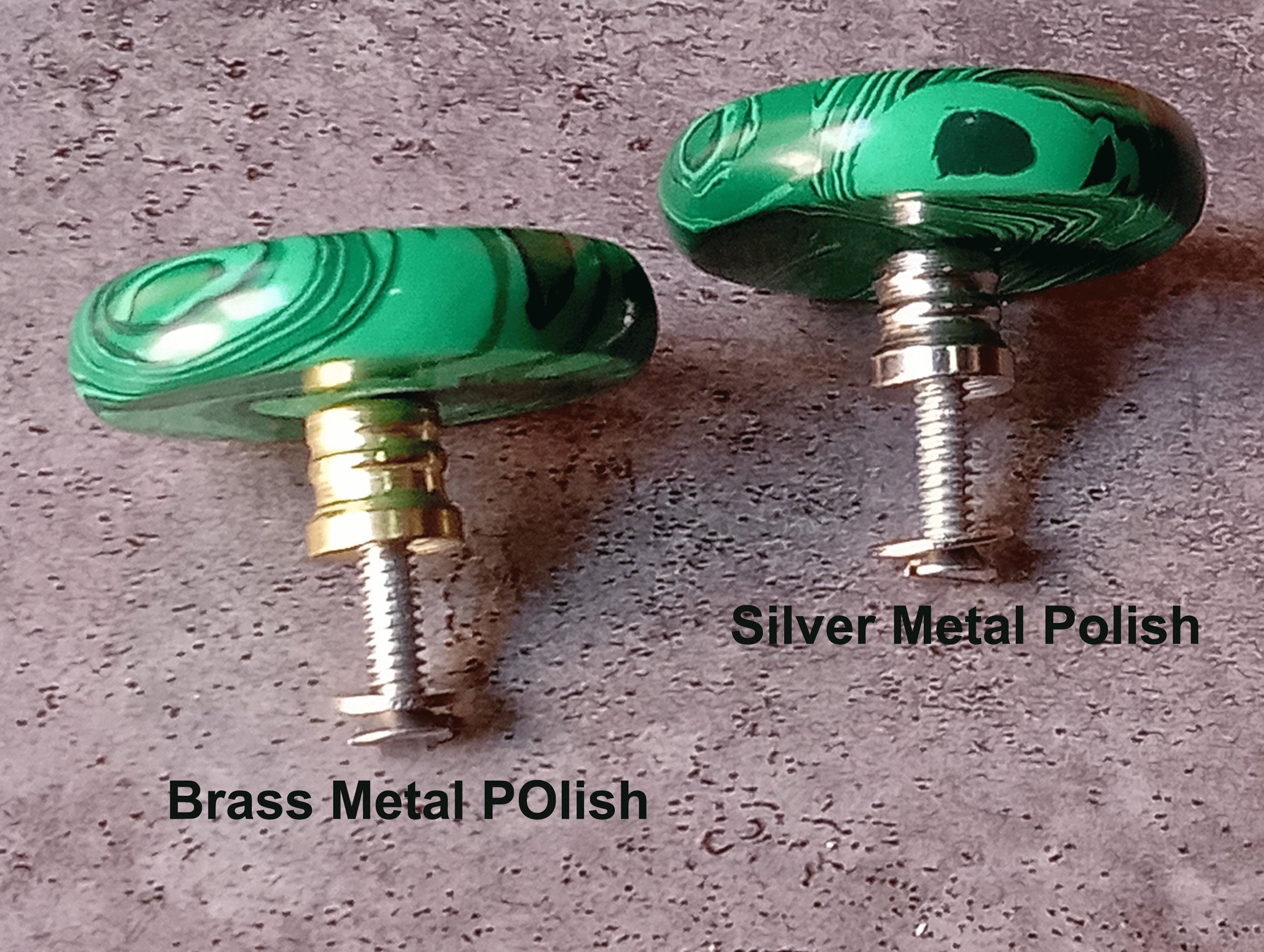 Perilla de gabinete de resina verde de rayas negras perillas | Etsy