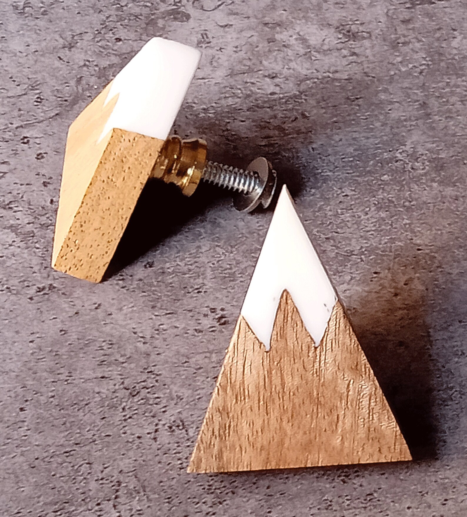 Triangle Drum Knobs Drawer Dresser Knobs Antique Etsy