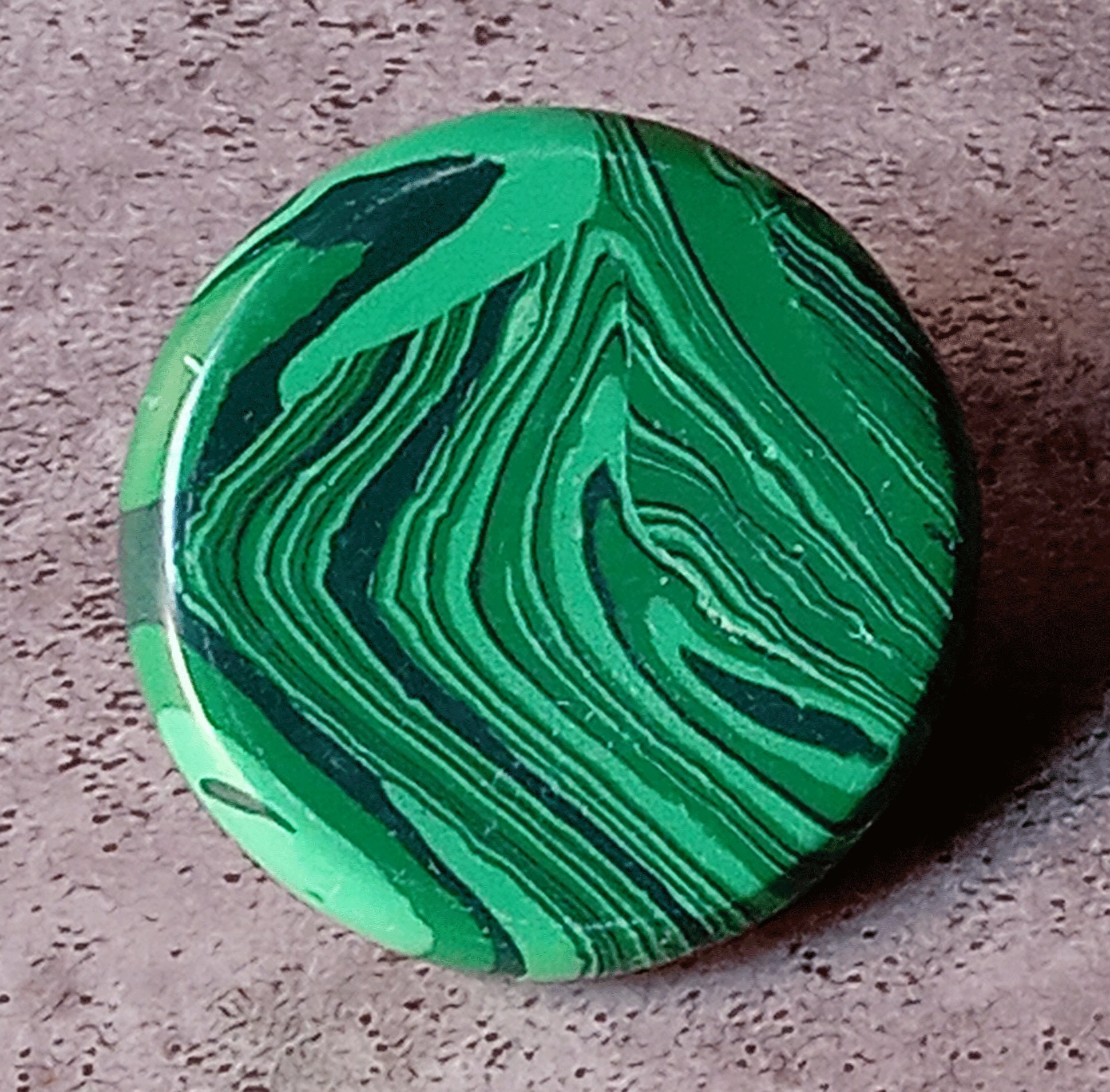 Perilla de gabinete de resina verde de rayas negras perillas | Etsy