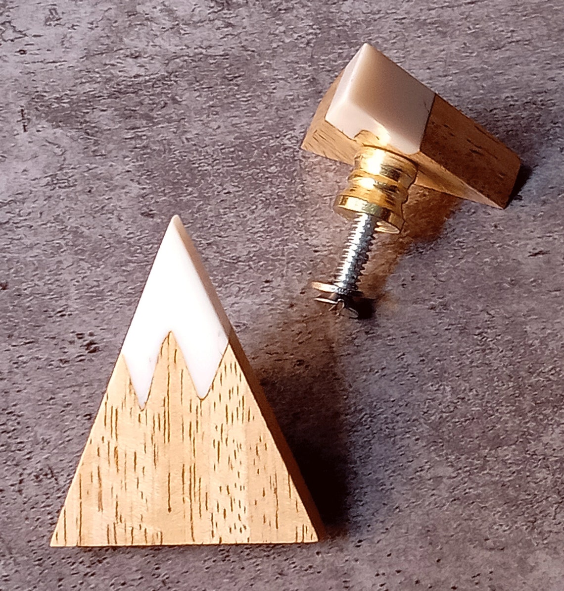 Triangle Drum Knobs Drawer Dresser Knobs Antique Etsy