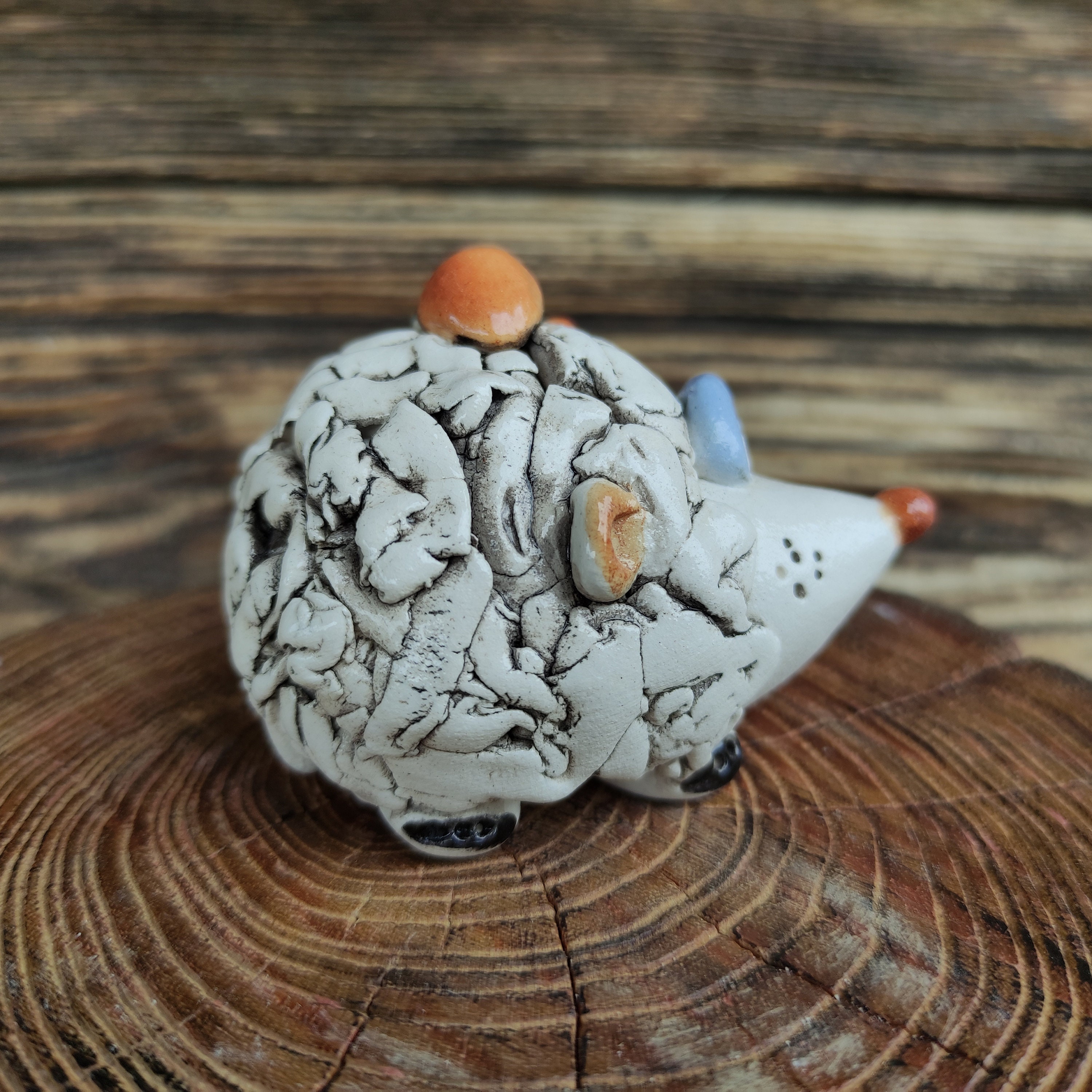 Ceramic Porcelain Hedgehog Figurine Kids Room Decor 1.77 Etsy