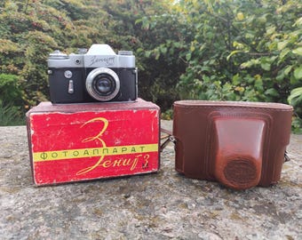 整備品 一眼レフ ゼニット Zenit-3M INDUSTAR-50 l Zenit-3M lens Industar-50 50mm f/3,5 uralseller.com