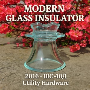 Glas *INSULATOR 2016* Türkis ISOLATOREN Hellblau Moderne Elektrisch Isolator Dekorieren Sie Ihre Sammlung, Elegant Geformte Isolator Geschenk