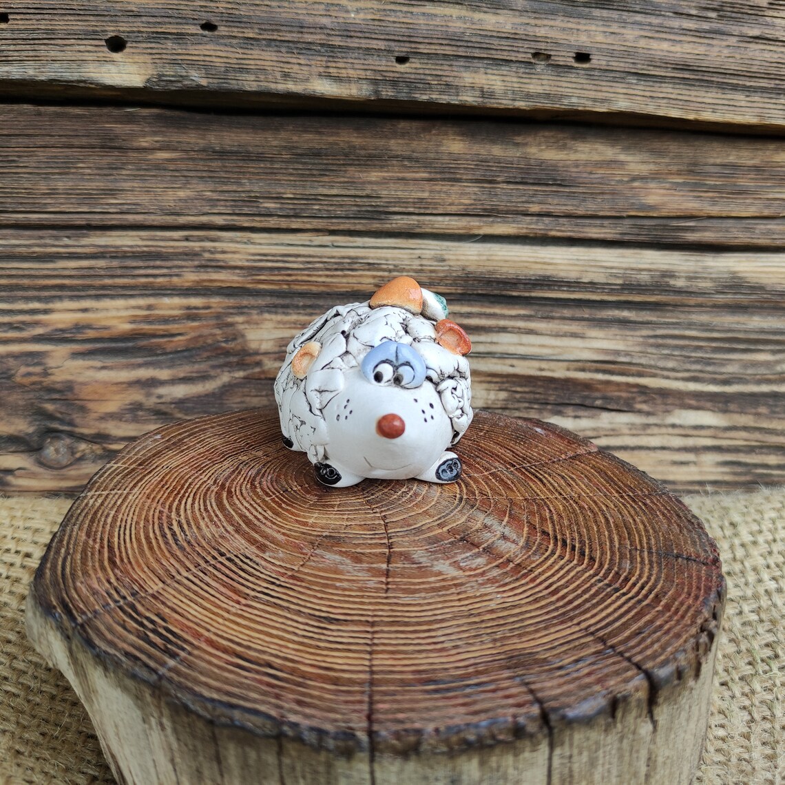 Ceramic Porcelain Hedgehog Figurine Kids Room Decor 1.77 Etsy