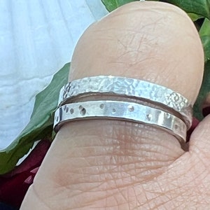 Little textured rings