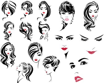 Download Female Face Svg Etsy