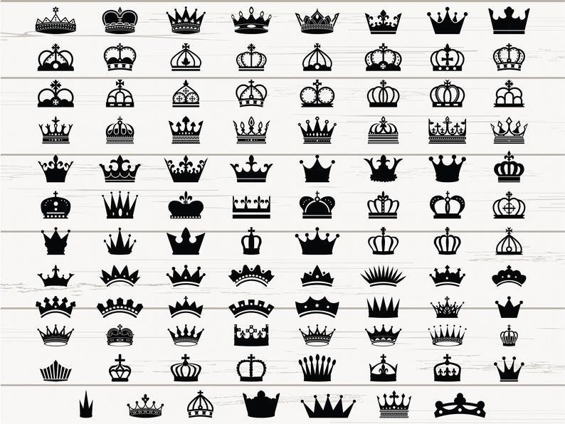 Crown Svg Png Eps Dxf Svg Crown Cut Princess Crown Crown King Crown Crown Clipart Queen Crown Cricut Silhouette Sewing Fiber Sewing Needlecraft Safarni Org