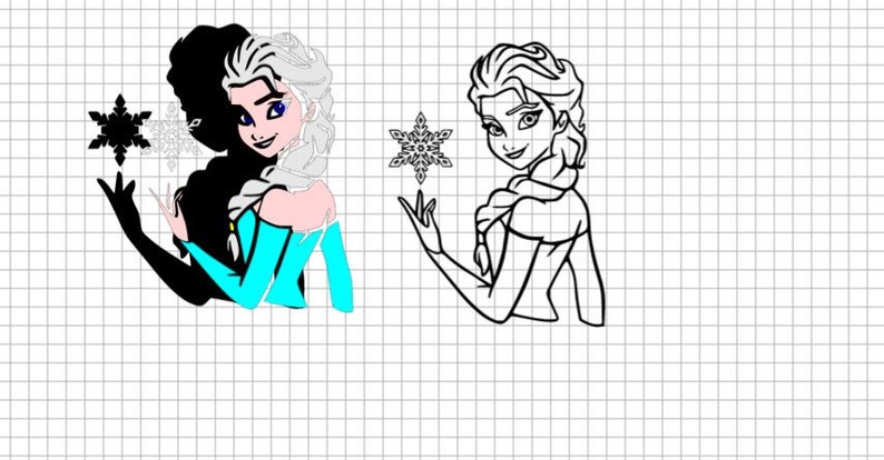 Download Frozen/Elsa/layer/svg/colding | Etsy