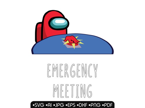Among us emergency meeting vector | Etsy