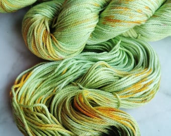 Heimlich the Caterpillar - DK 100g 200m Hand dyed 100% Pima Cotton yarn