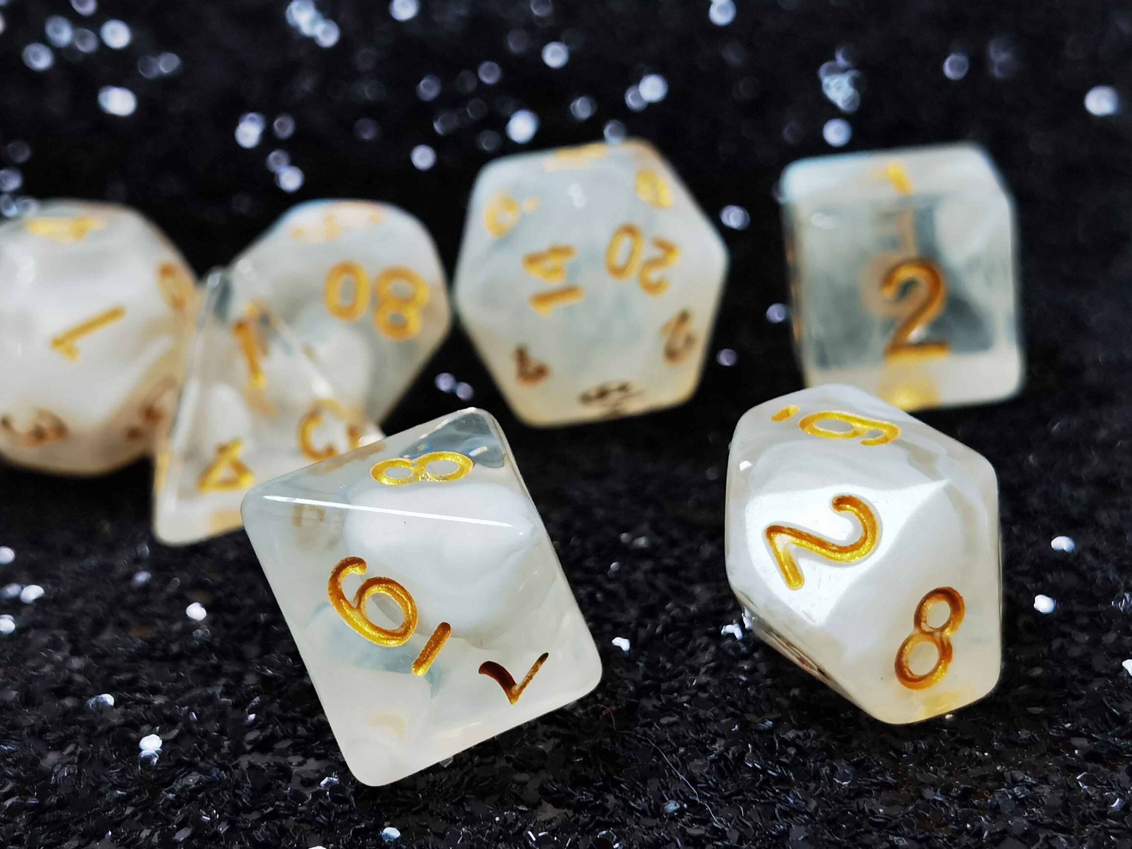 Rpg Game Dice Dnd Dice Set Dungeons And Dragons Dice Trpg Etsy