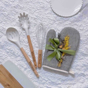 Back-Werkzeug-Set, individuelle Küche Backgeschenk, Geschenkideen für Mama Oma, Einweihungsparty Geschenk, neues Zuhause Geschenk, Hausbackgeschenk für Mama