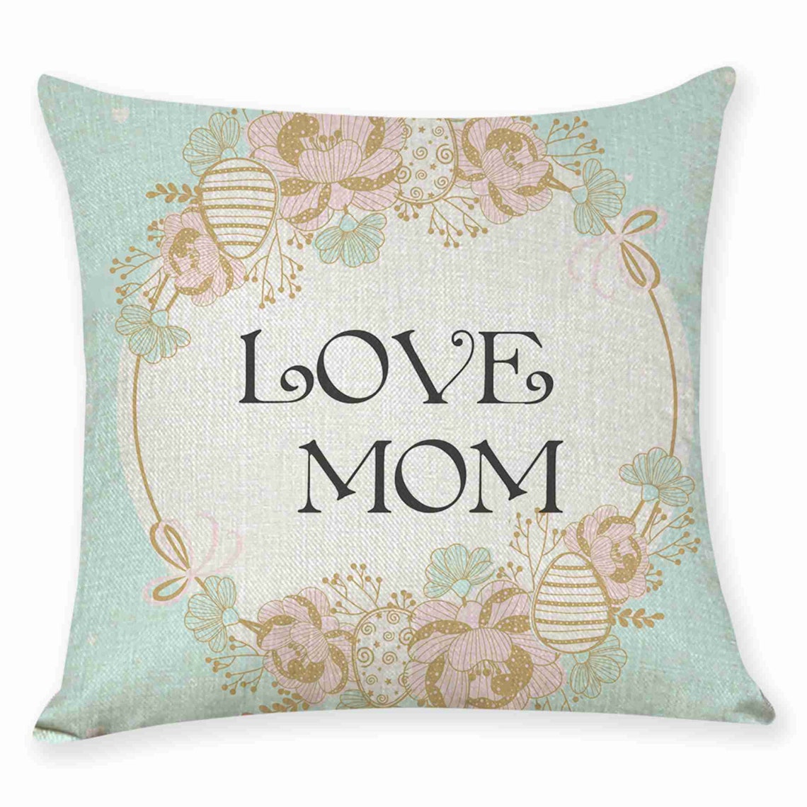 Mother's Day pillow case Love mom pillow cover Etsy