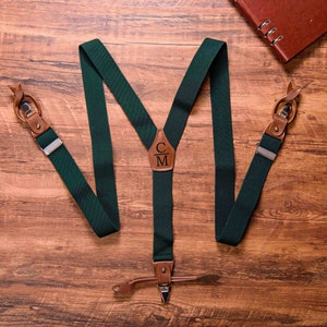 Groomsmen Gifts, Personalized Leather Suspenders, Wedding Suspenders, Best Man Leather Suspenders, Gift for Groomsmen, Gift For Him