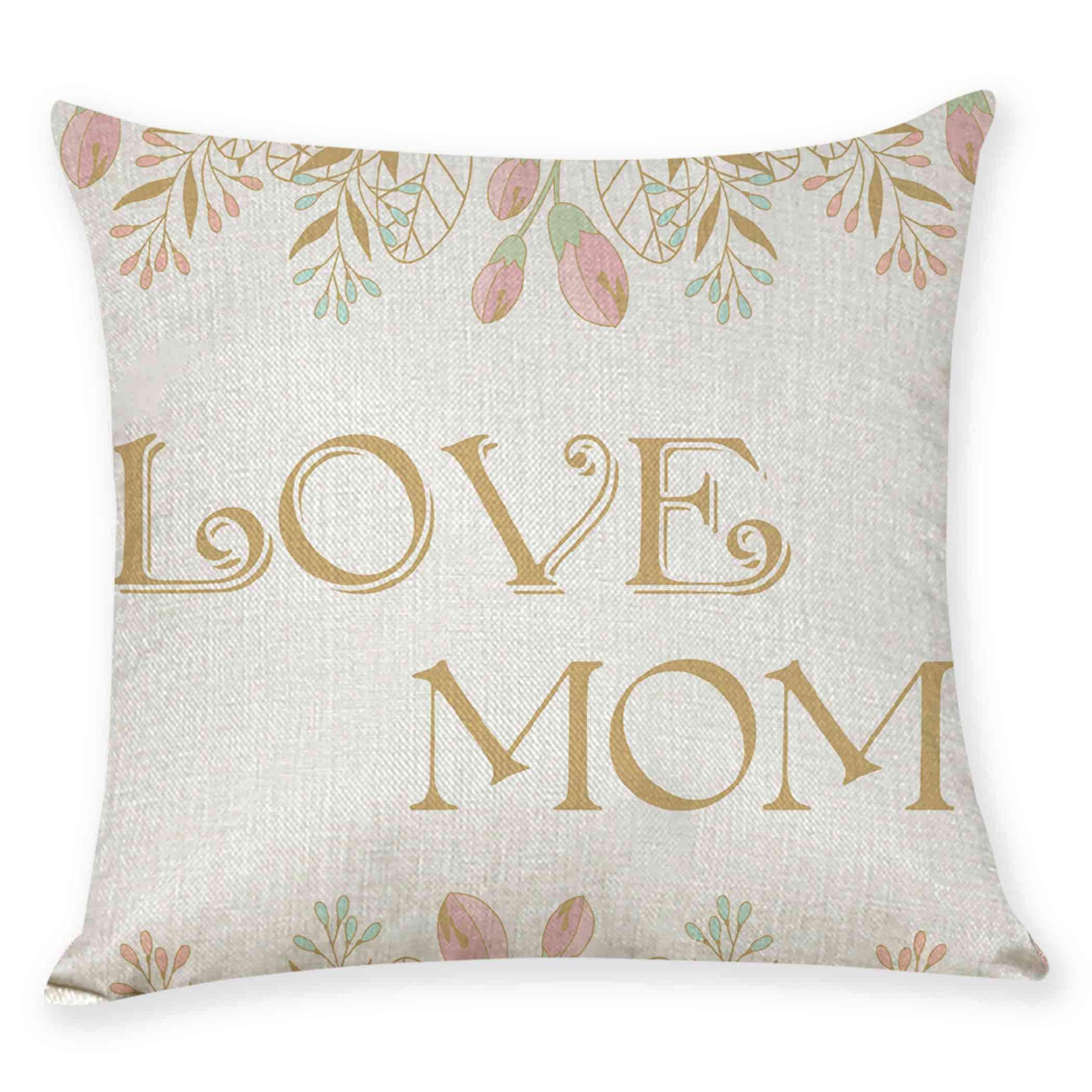 Mother's Day pillow case Love mom pillow cover Etsy