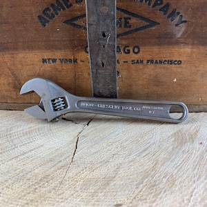 Crescent Tool Co 6&quot; Adjustable Wrench | Vintage Tools | Made in USA