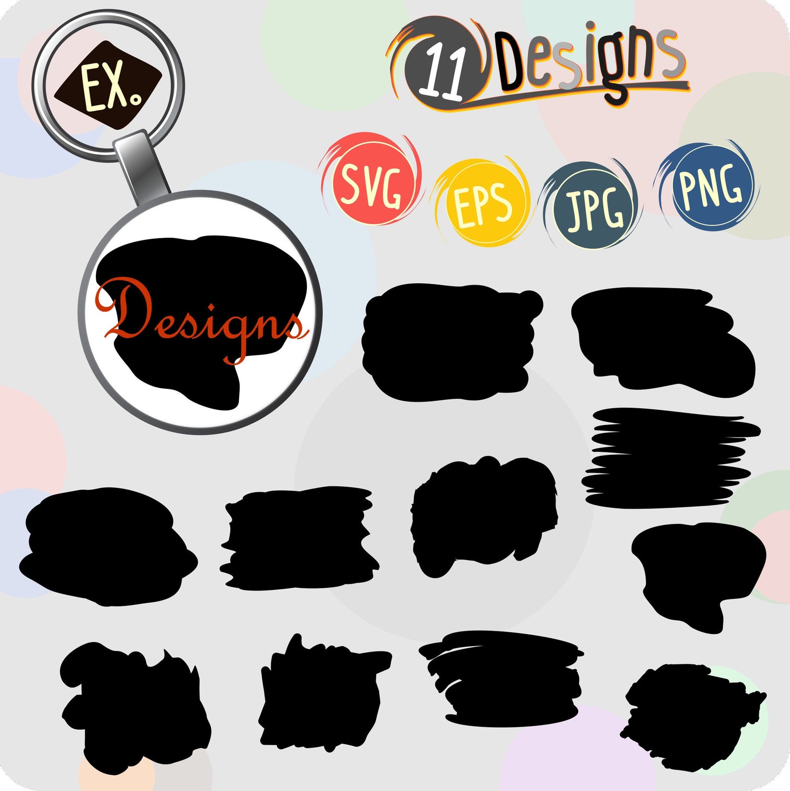 Download Keychain SVG Keychain Svg Bundle Keychain Background SVG | Etsy