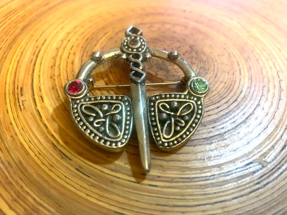 Antique celtic brooch best sale
