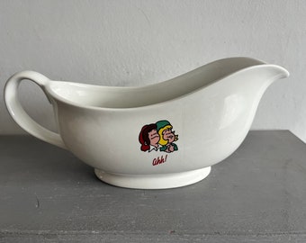 vintage Bisto gravy boat. Royal Winton Staffordshire pottery gravy jug
