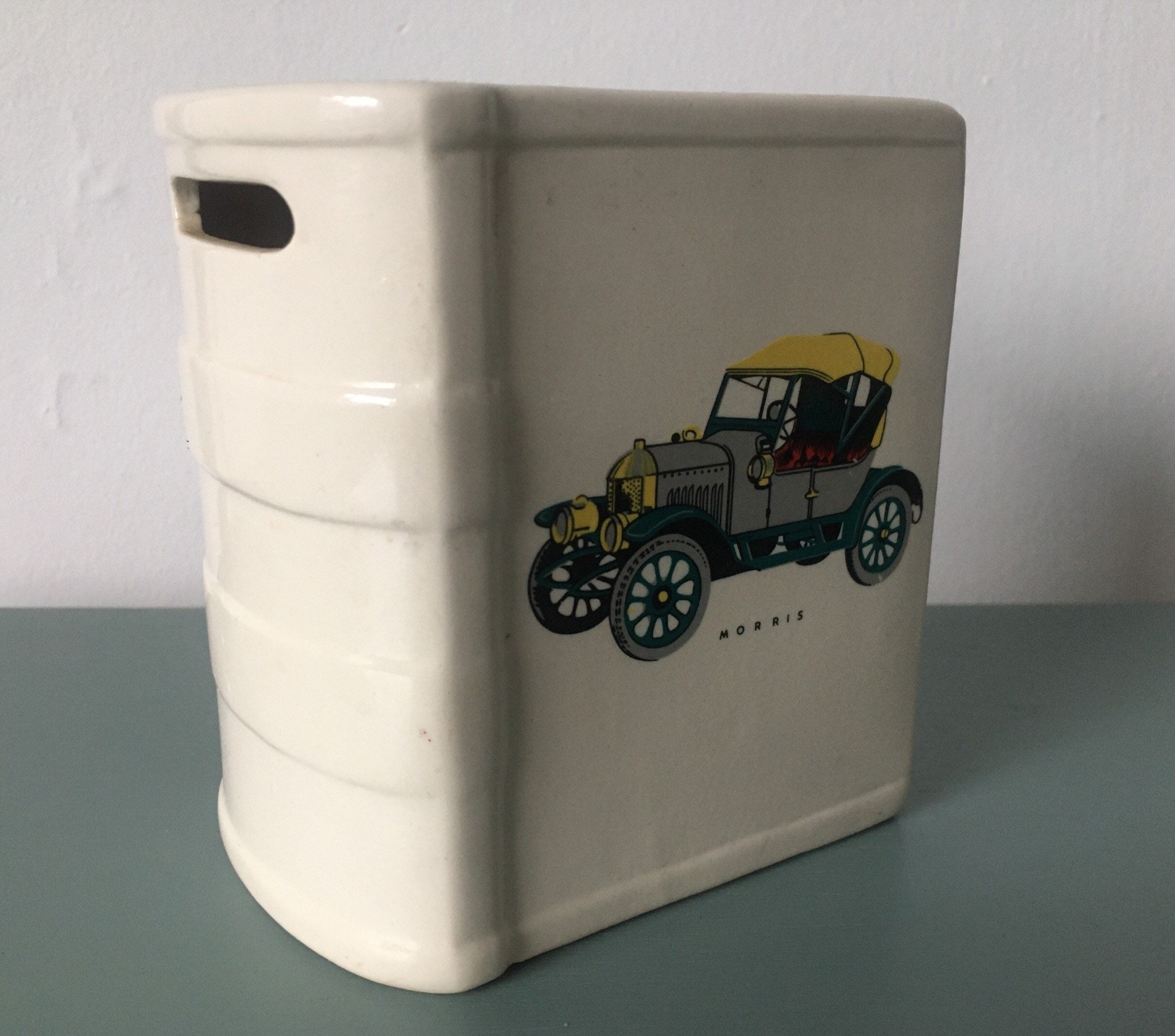 Vintage book shaped money box ceramic money box in the shape Etsy