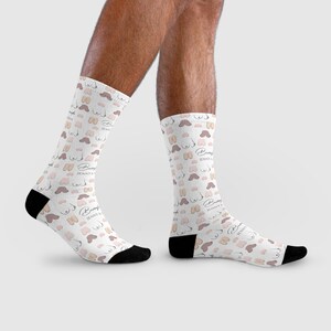 Personalisierte Busen Freundin Socken, Geschenk für die Beste Freundin Bild 5