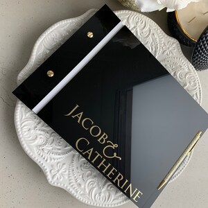 Wedding GuestBook / Acrylic Wedding Guestbook /  Wedding / Personalised Guestbook