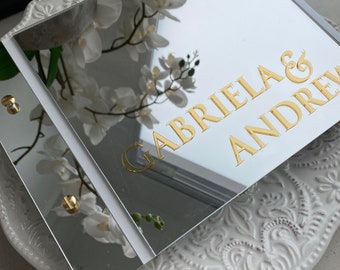 Wedding GuestBook / Acrylic Wedding Guestbook /  Wedding / Personalised Guestbook