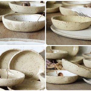 Spice Ramekins Set of 2 Beige Ceramic Ramekins: Rustic Pottery Spice Bowls - Etsy