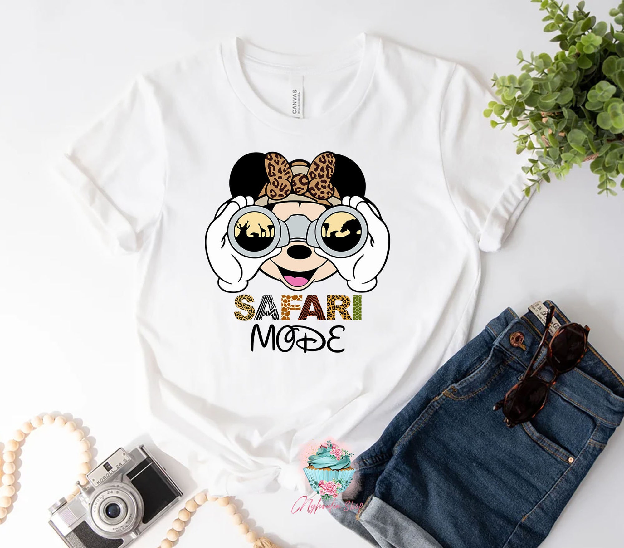 Discover Disney Animal Kingdom Charakter Safari Safari Mode T-Shirt