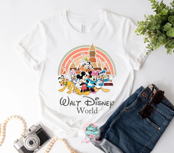 Vintage Walt Disney World Tshirt Disney Retro Disney Tshirt Etsy